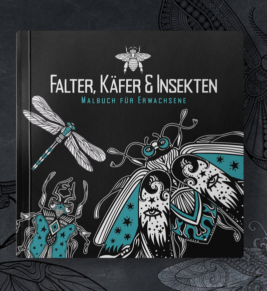 Insekten Malbuch für Erwachsene (Buchdruck) - Monsoon Publishing