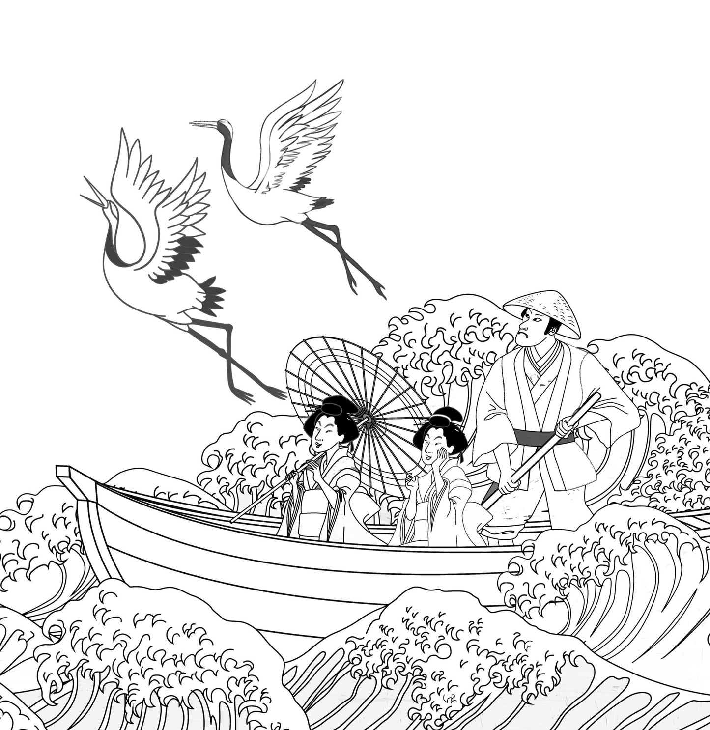 Japan Malbuch für Erwachsene (Buchdruck) - Monsoon Publishing