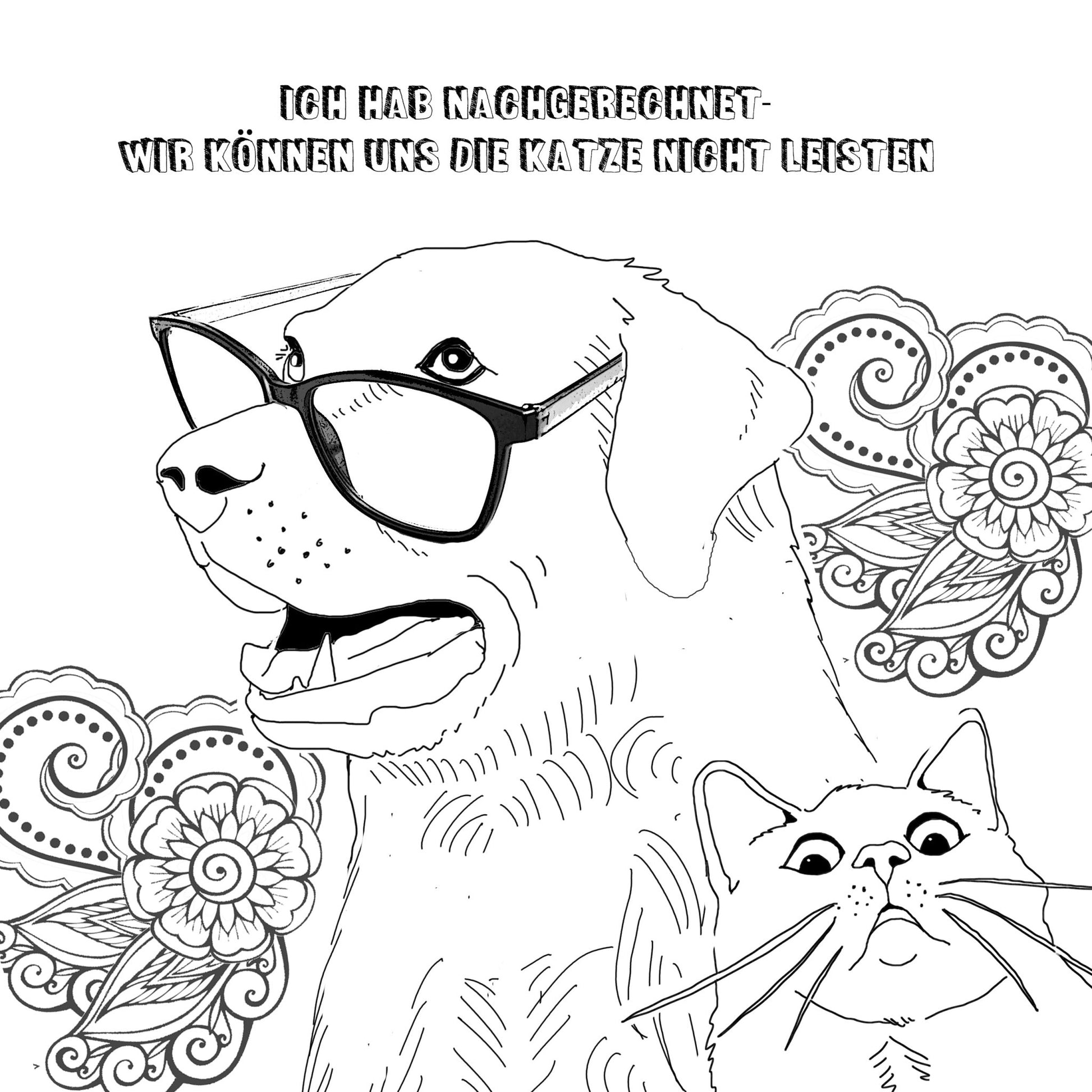 Labrador Malbuch für Erwachsene (Digital) - Monsoon Publishing