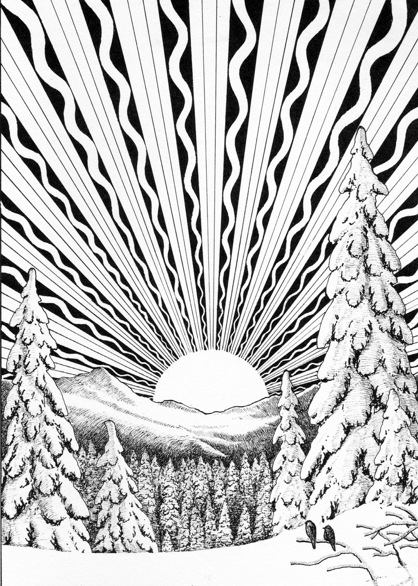 Landschaften Malbuch für Erwachsene (Digital) - Monsoon Publishing