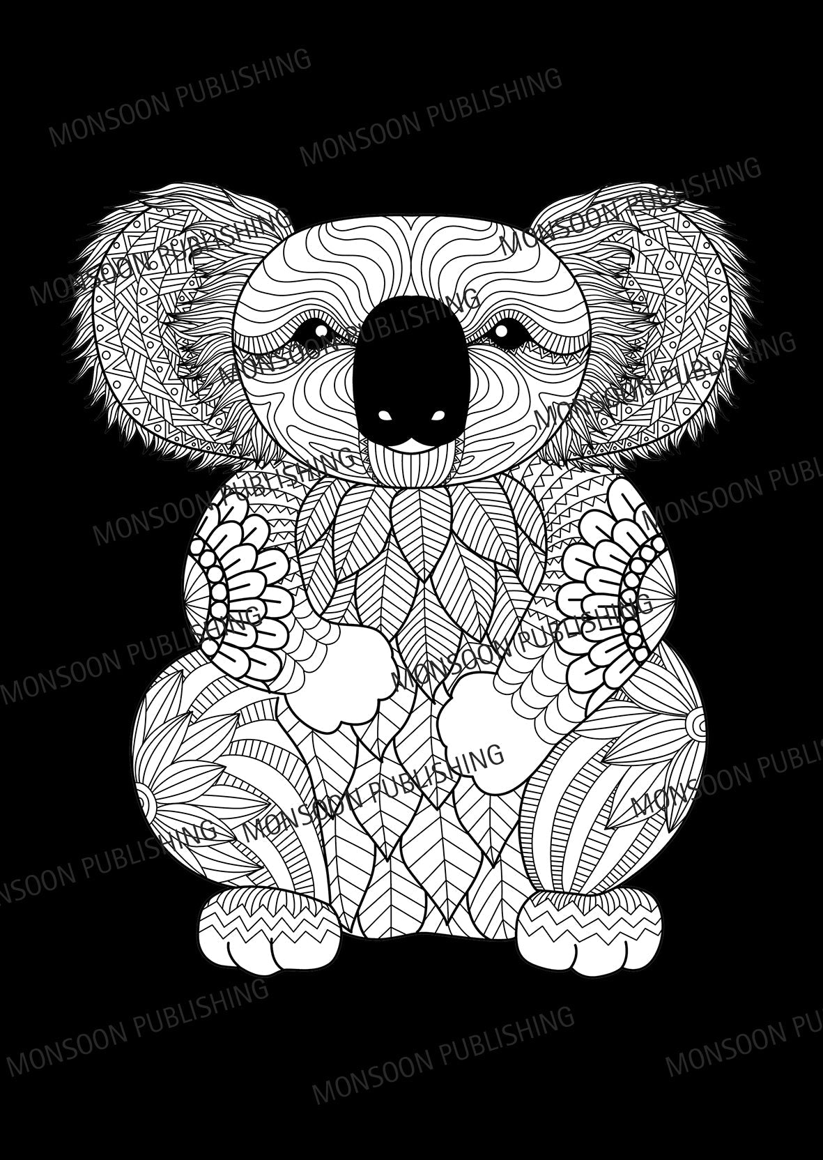 Mandala Tiere Malbuch für Erwachsene (Digital) - Monsoon Publishing