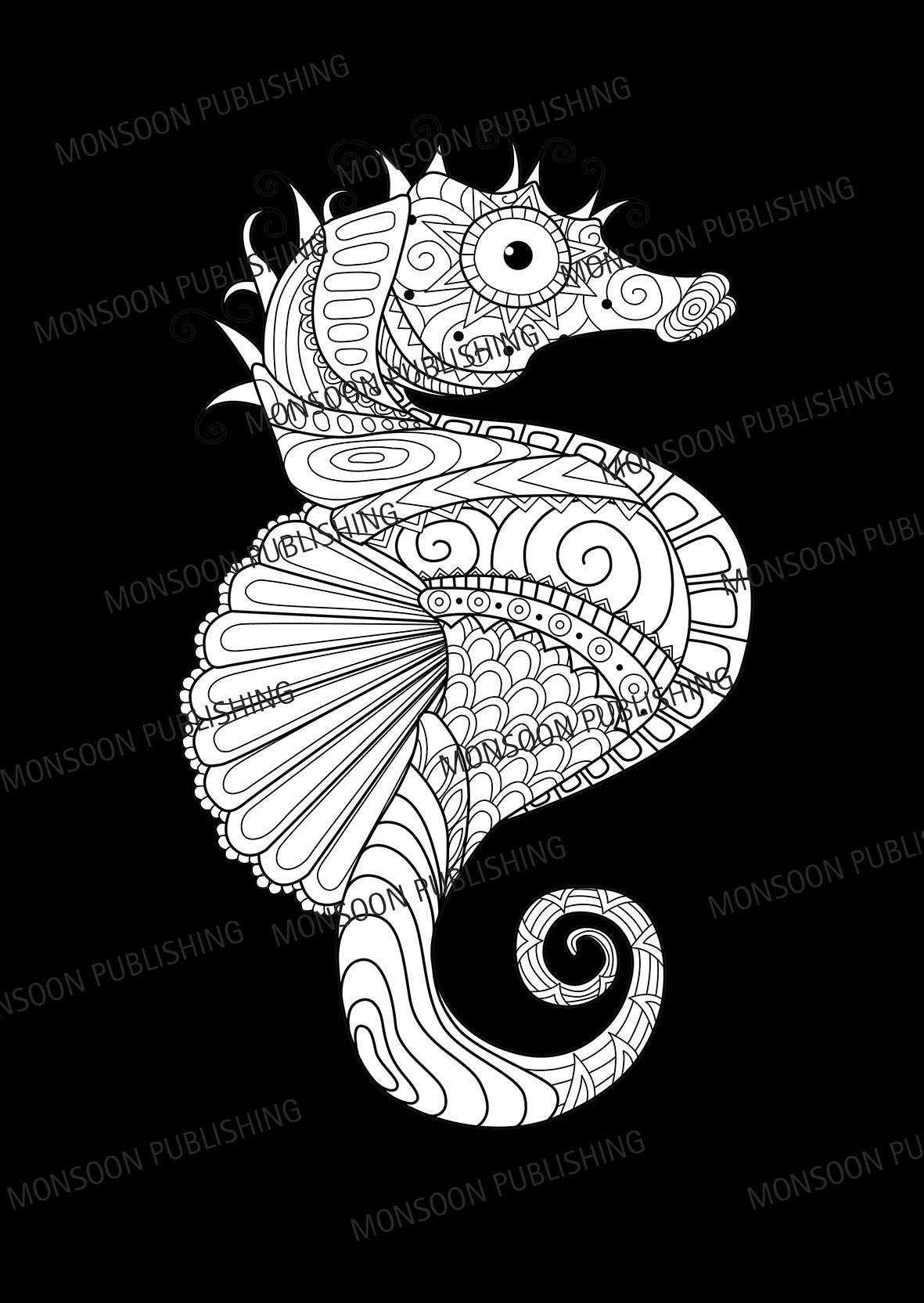 Mandala Tiere Malbuch für Erwachsene (Digital) - Monsoon Publishing