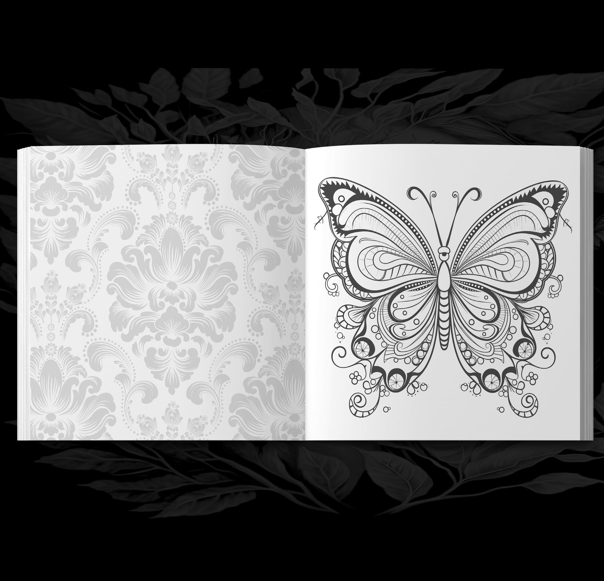 mandala schmetterlinge malbuch monsoon publishing