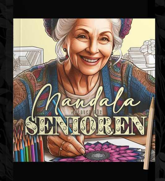 Mandalas für Senioren Malbuch (Buchdruck) - Monsoon Publishing