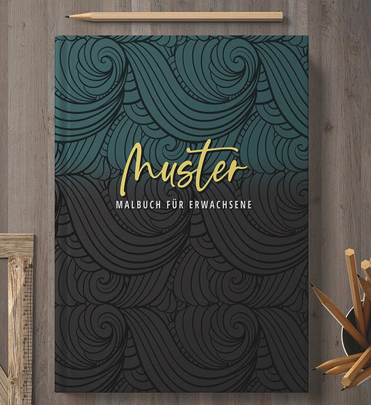 Muster Malbuch für Erwachsene (Buchdruck) - Monsoon Publishing
