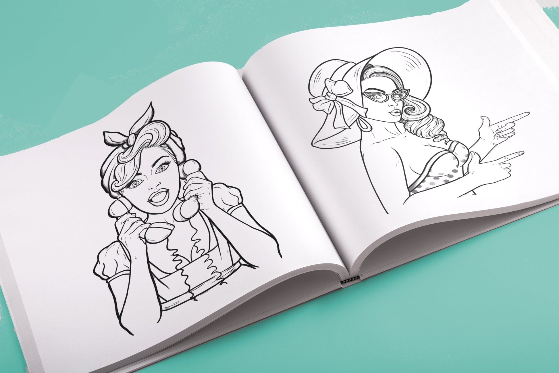 Pop Art Malbuch für Mädchen (Buchdruck) - Monsoon Publishing
