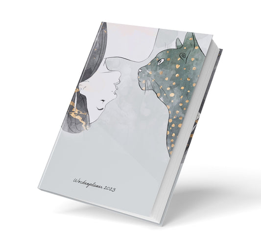 Wochenplaner 2023 Kunst + Malbuch (Buchdruck) - Monsoon Publishing