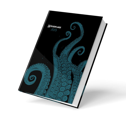 Wochenplaner 2023 Vintage Oktopus (Buchdruck) - Monsoon Publishing