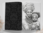 Mütter dieser Erde Graustufen Malbuch (Digital)