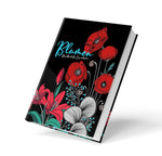 abstrakte blumen malbuch für erwachsene