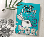 hallo frühling malbuch für erwachsene