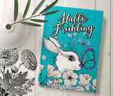 hallo frühling malbuch für erwachsene