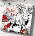 herbst malbuch für erwachsene
