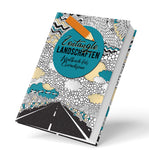 landschaften malbuch für erwachsene zentangle