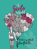 malbuch für mädchen a girls world