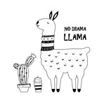 no drama llama malbuch