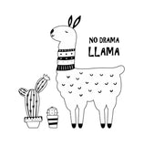 no drama llama malbuch