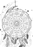 sternzeichen malbuch für erwachsene horoskope malbuch