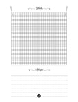 stricken häkeln sticken notizbuch stricken planer millimeter paper sticken