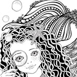 zentangle malbuch für mädchen